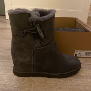 Ugg Grey Short Winter Boots